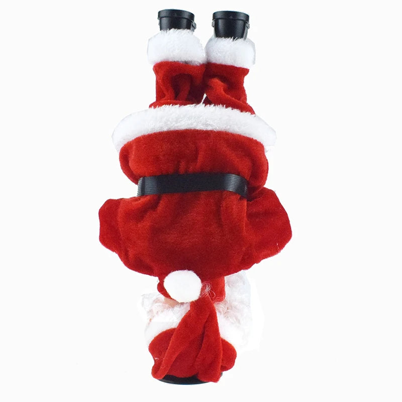 Inverted rotating santa