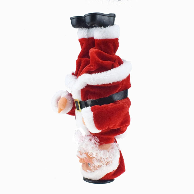 Inverted rotating santa