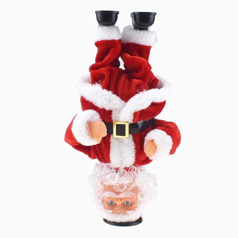 Inverted rotating santa