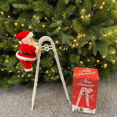 Inverted rotating santa
