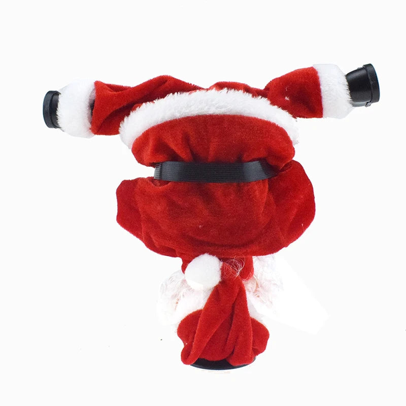 Inverted rotating santa