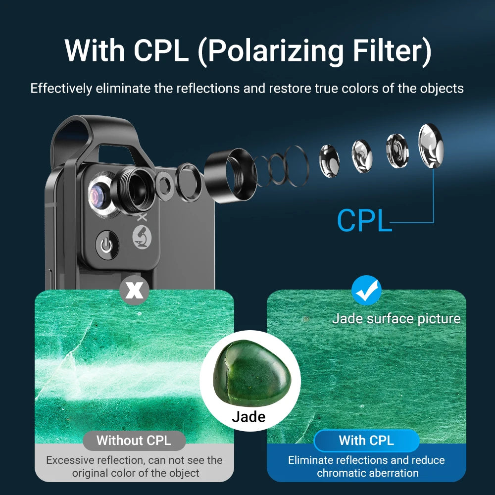 200x microscope lens Universel phone