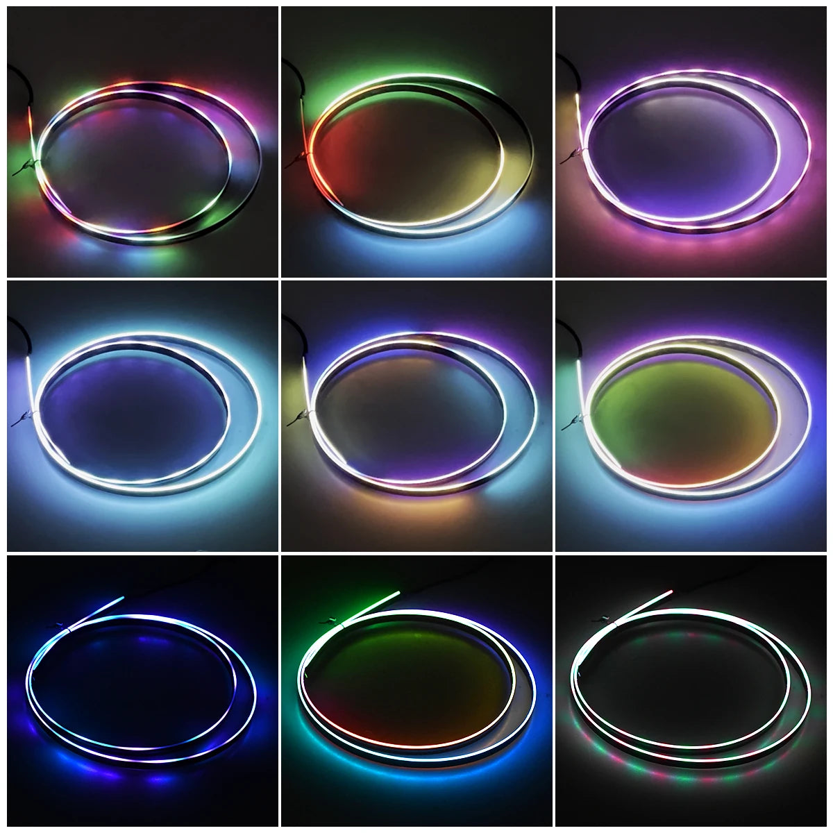 Neon LED Car Interior Ambient Foot Strip