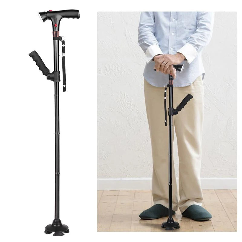 Collapsible Telescopic Folding Walking Stick