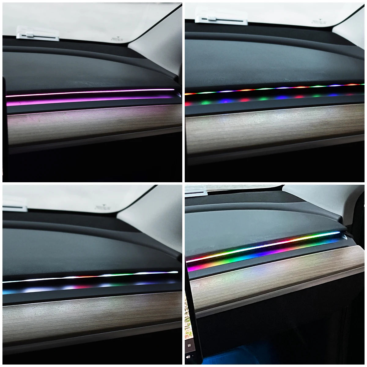 Neon LED Car Interior Ambient Foot Strip