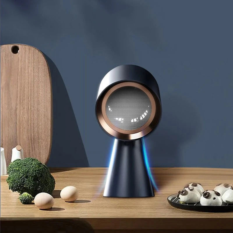 HTT-X6 Desktop Range Hood Household Mini Compact Low Noise Portable Hot Pot Barbecue Companion 30W