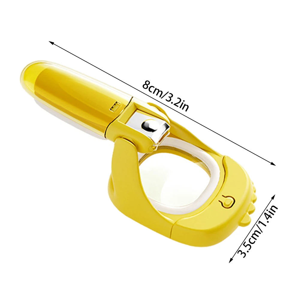 Baby Nail Clippers with LED Light & Magnifying Glass