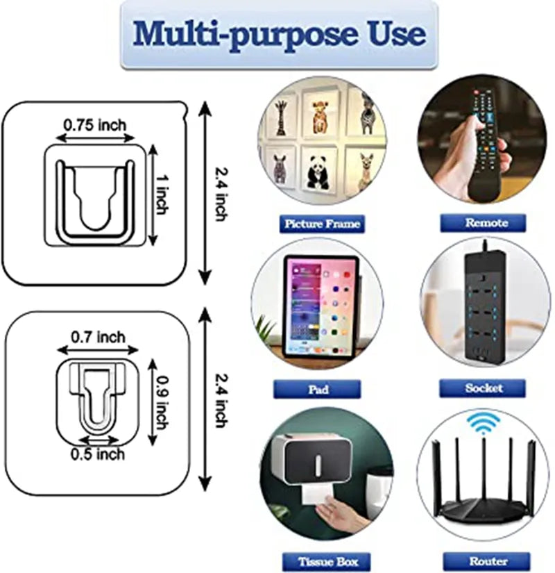 StickEase: Double-Sided Adhesive Wall Hooks