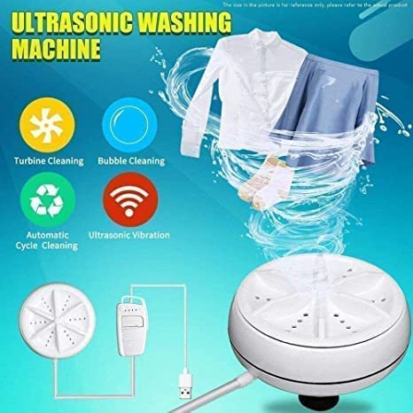 Portable Mini USB Ultrasonic Washing Machine