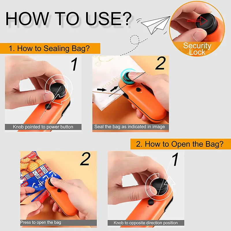 USB Mini Bag Sealer