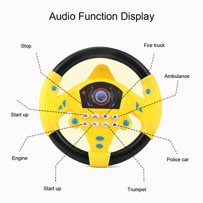 Simulation Copilot Steering Wheel Toy