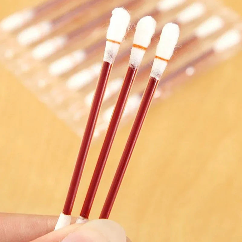 Disinfected Iodine Double-Ended Cotton Swabs