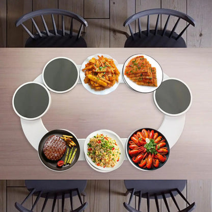 Lazy susan rotating serving turntable
