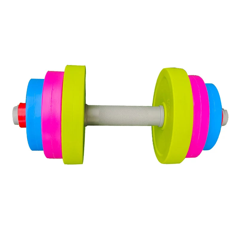 Kids' Sand-Filled Dumbbell Barbell Set