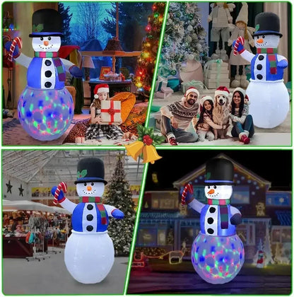 6 ft Inflatables Snowman with LED