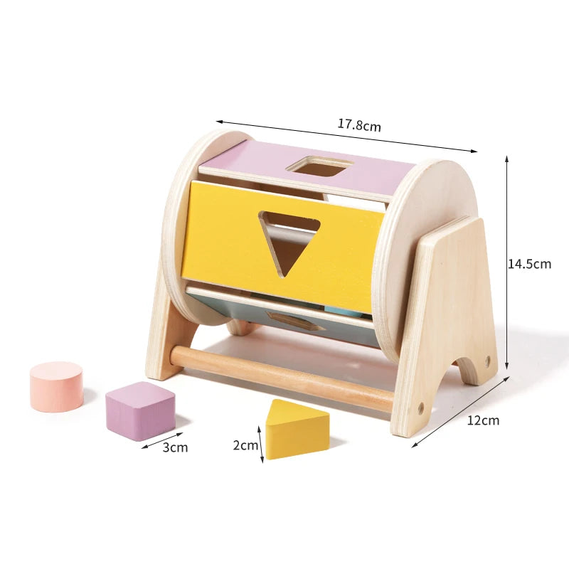 Baby Wooden Handheld Bell & Teething Toy