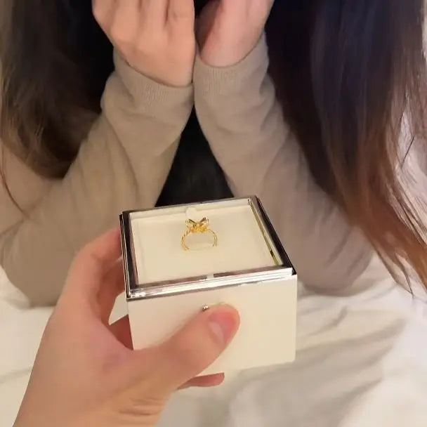 Bear Flip Ring Box