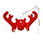 Christmas LED Car Antlers and Red Nose Decoration Set