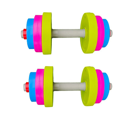 Kids' Sand-Filled Dumbbell Barbell Set