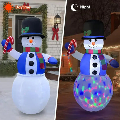 6 ft Inflatables Snowman with LED