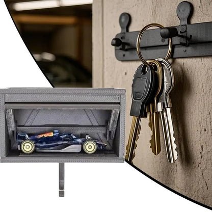 Wooden Wall-Mounted Key Holder
