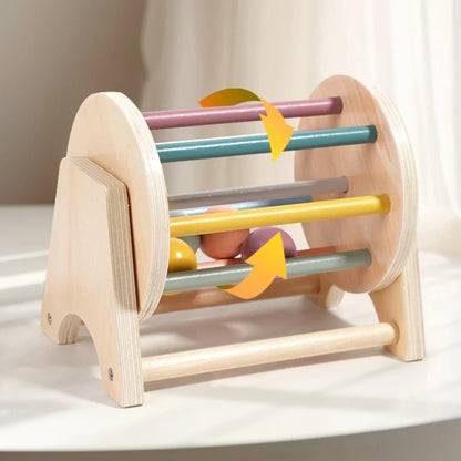 Baby Wooden Handheld Bell & Teething Toy
