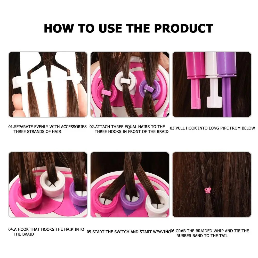Hair braider machine