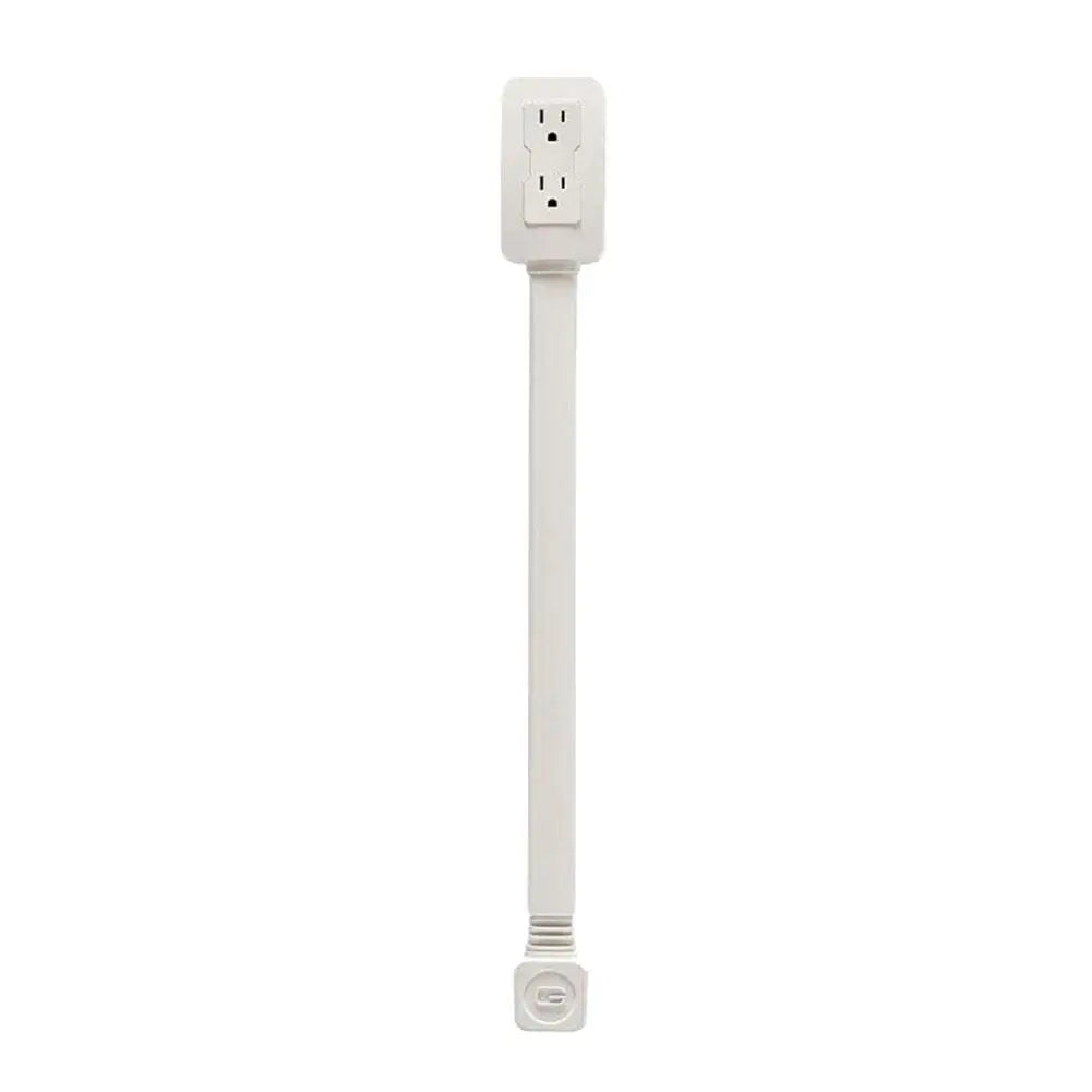 Power Socket Expander – 2-Socket 180° Rotating Extension Cord