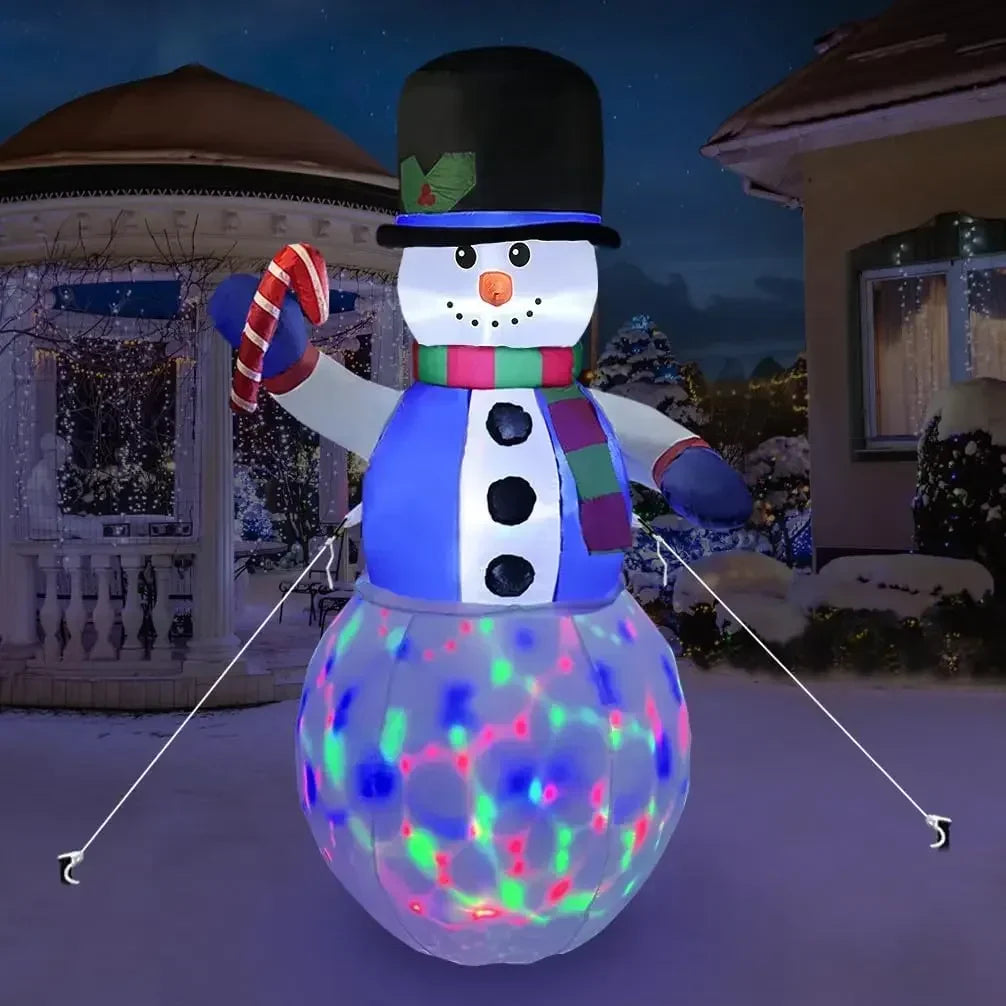 6 ft Inflatables Snowman with LED