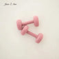 Handmade Mini Barbell Newborn Photo Prop