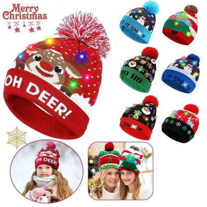 Santa Christmas LED hat
