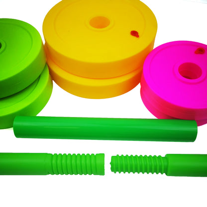 Kids' Sand-Filled Dumbbell Barbell Set
