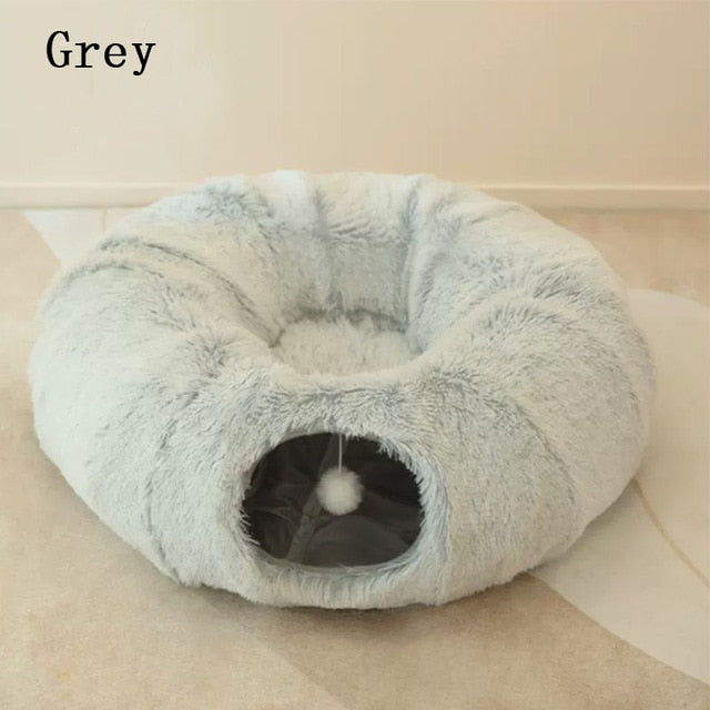 Cozy cat Tunnel Bed - 2 IN 1