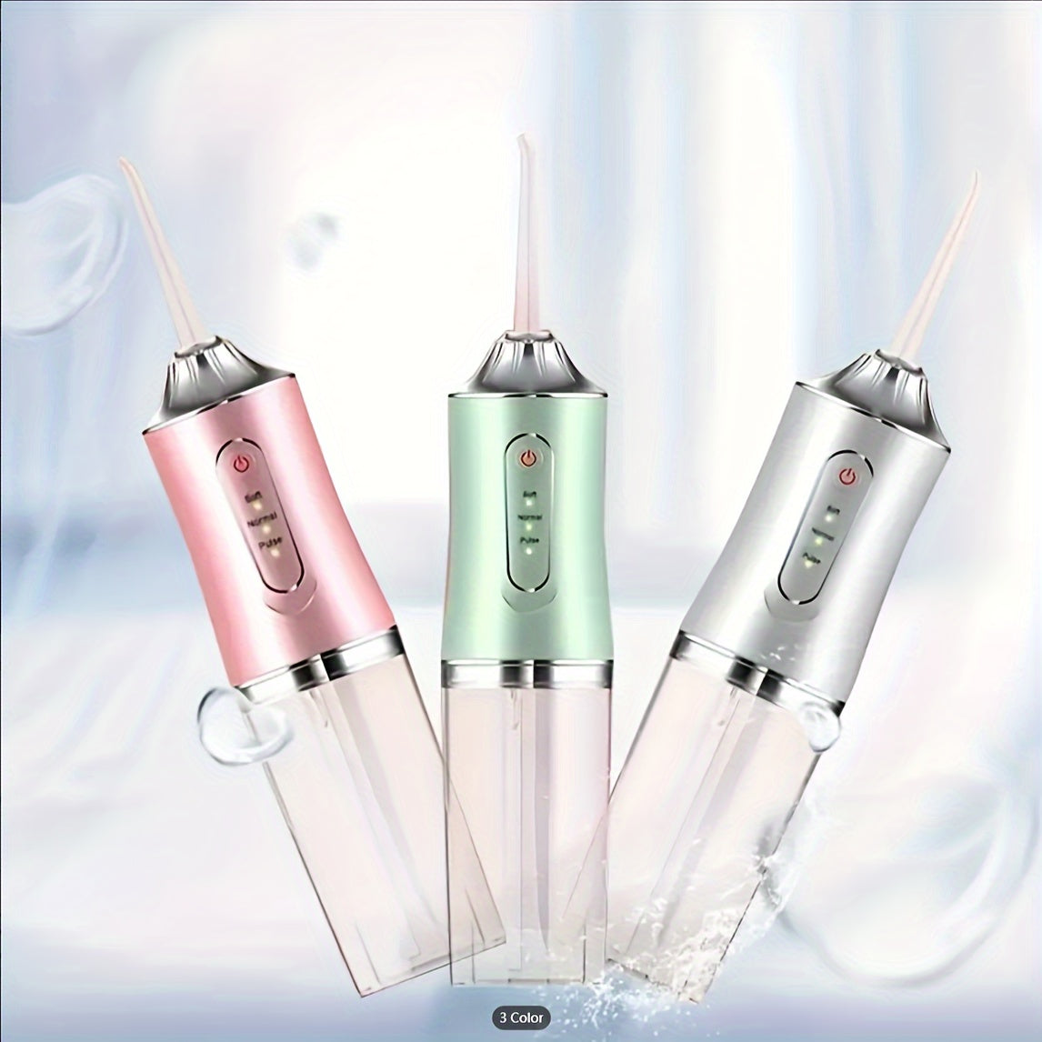 ProClean Electric Water Flosser  Power Flossers  Irrigator Accessories with Intelligent Chip 360 Rotatable Nozzle and Deep Teeth  Gum Cleaning  Perfect Christmas Gift in Coral Powder  Mint Green Colors