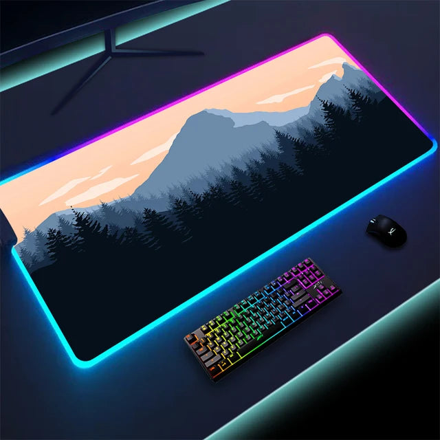 RadiantGlow LED Mouse Pad