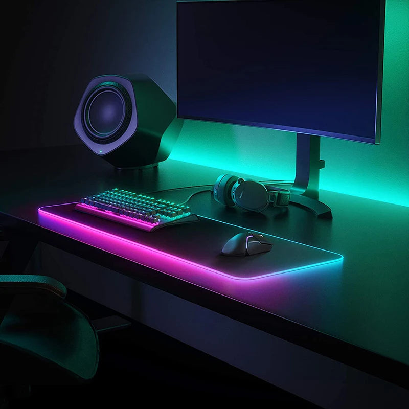 RadiantGlow LED Mouse Pad