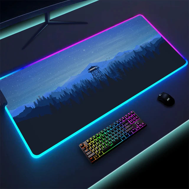 RadiantGlow LED Mouse Pad