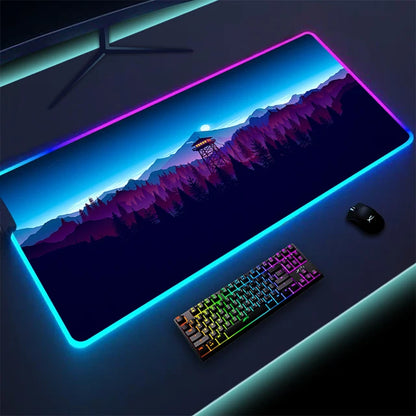 RadiantGlow LED Mouse Pad