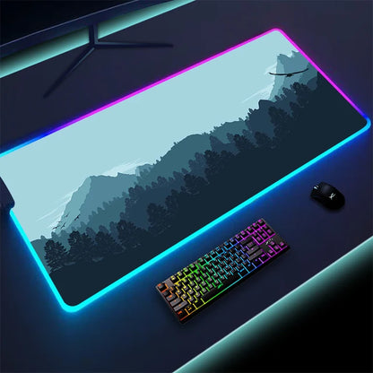 RadiantGlow LED Mouse Pad